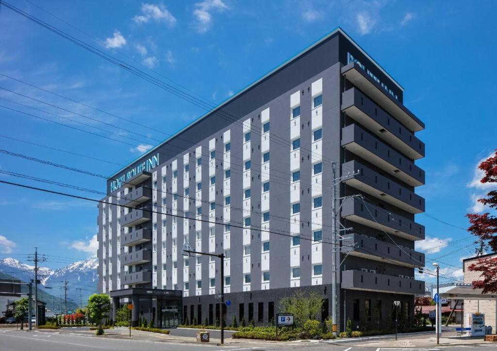 Hotel Route-Inn Shinano Omachi Ekimae Exterior photo