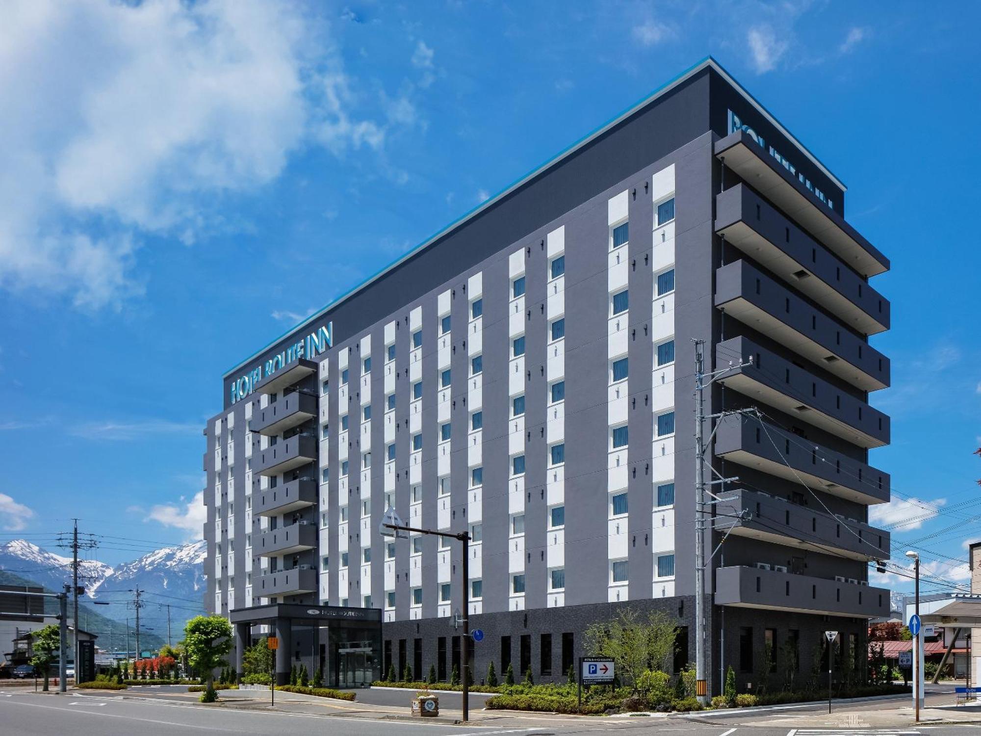 Hotel Route-Inn Shinano Omachi Ekimae Exterior photo